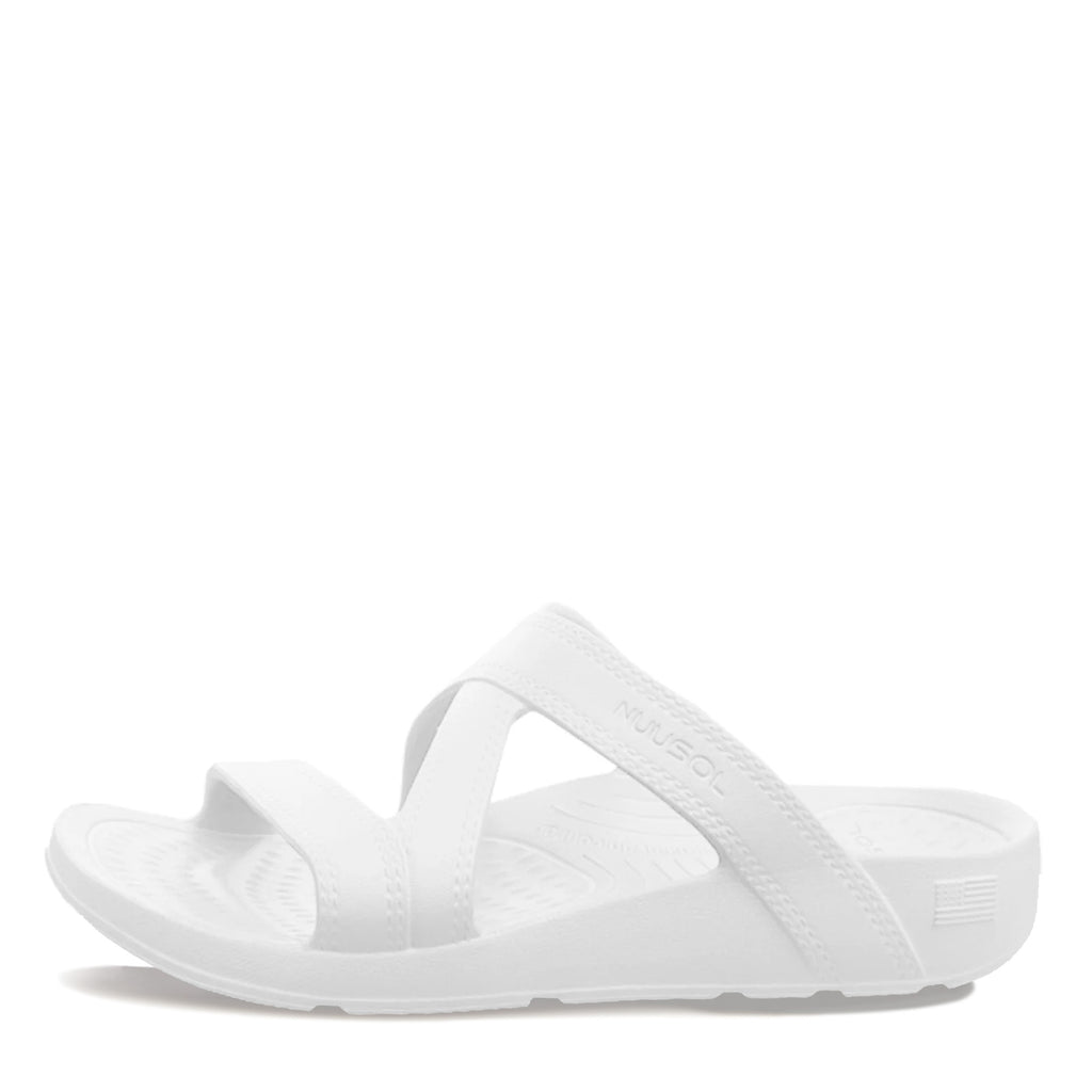 Women's NuuSol Hailey Recovery Slide WHITE HA-23