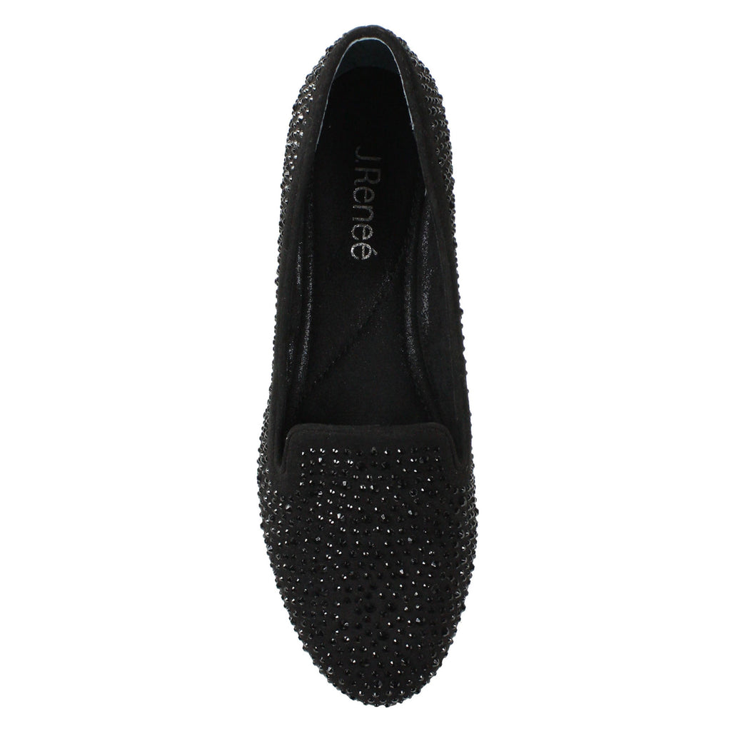 Women's J Renee Hanuko Flat BLACK SUEDE HANUKO-SUBLK