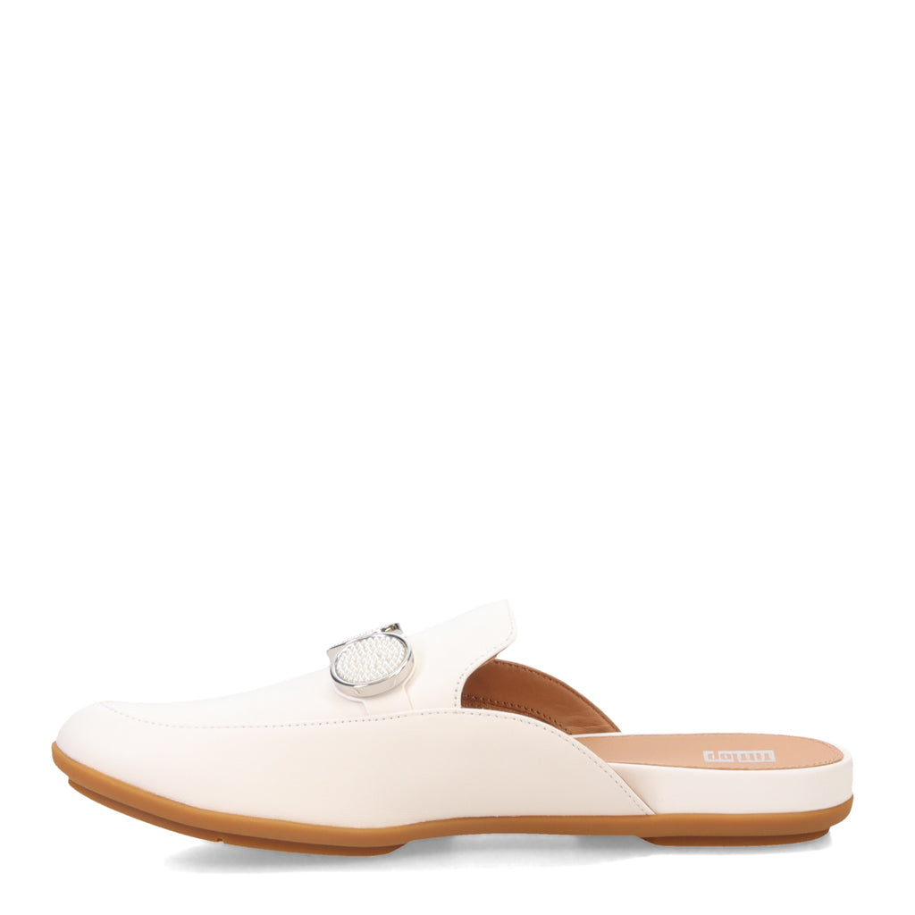 Women's FitFlop Gracie Beaded Circle Mule URBAN WHITE HM9-194
