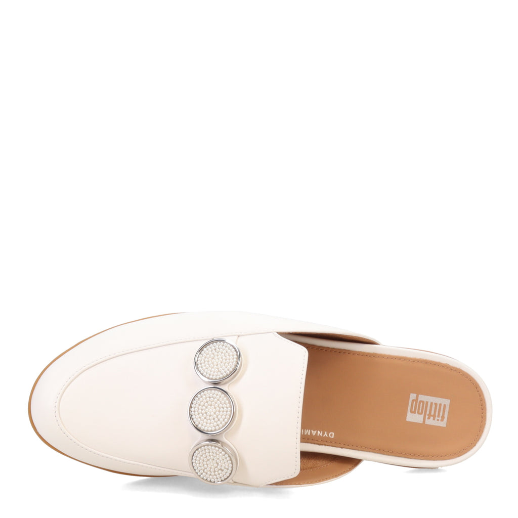Women's FitFlop Gracie Beaded Circle Mule URBAN WHITE HM9-194