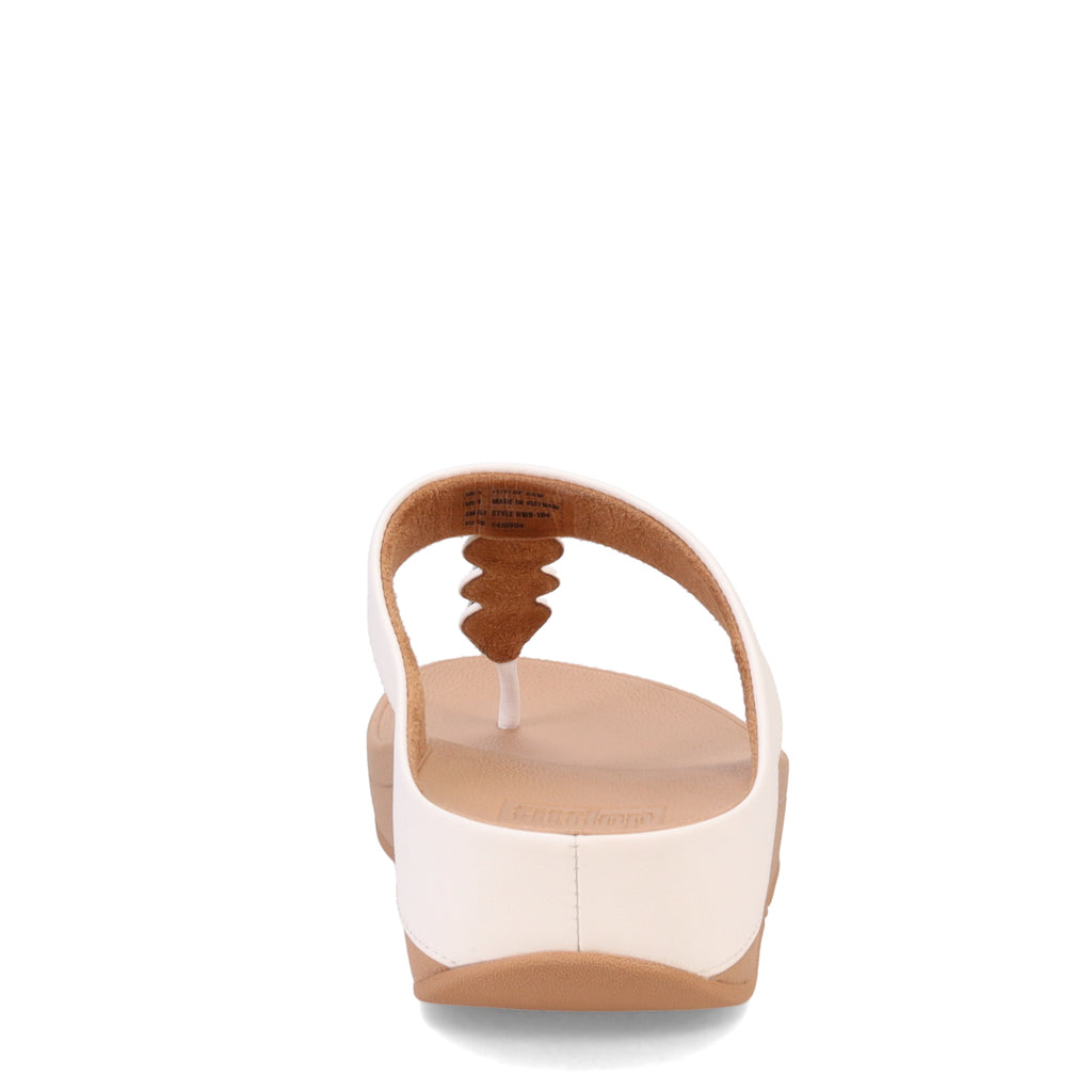 Women's FitFlop Fino Mirror Dome Toe-Post Sandal URBAN WHITE HW8-194