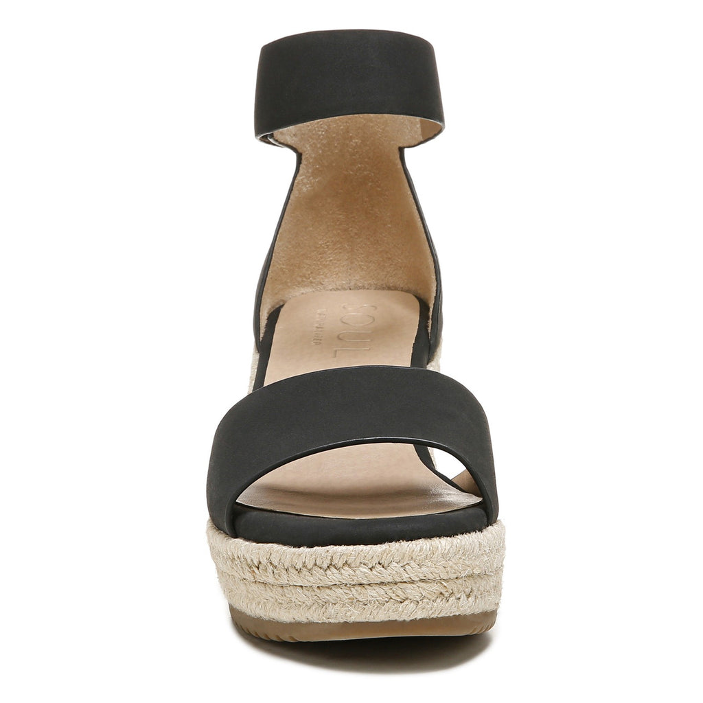 Women's SOUL Naturalizer Oakley Sandal BLACK I0784S0001