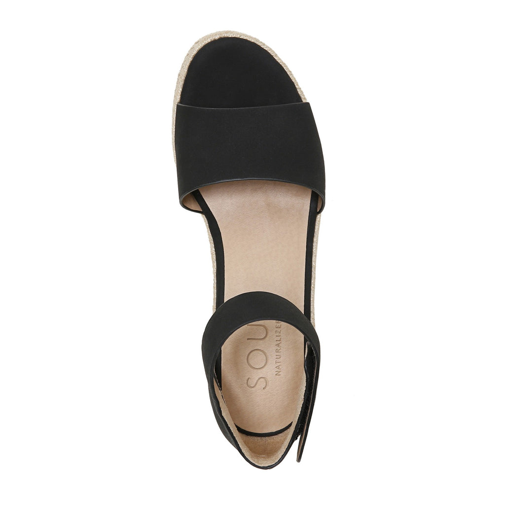 Women's SOUL Naturalizer Oakley Sandal BLACK I0784S0001