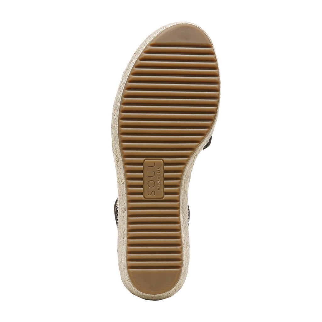 Women's SOUL Naturalizer Oakley Sandal BLACK I0784S0001