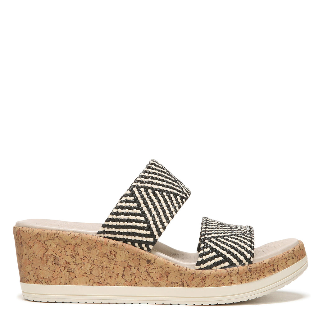 Women's Bzees Resort Sandal BLACK NATURAL I4178F1001