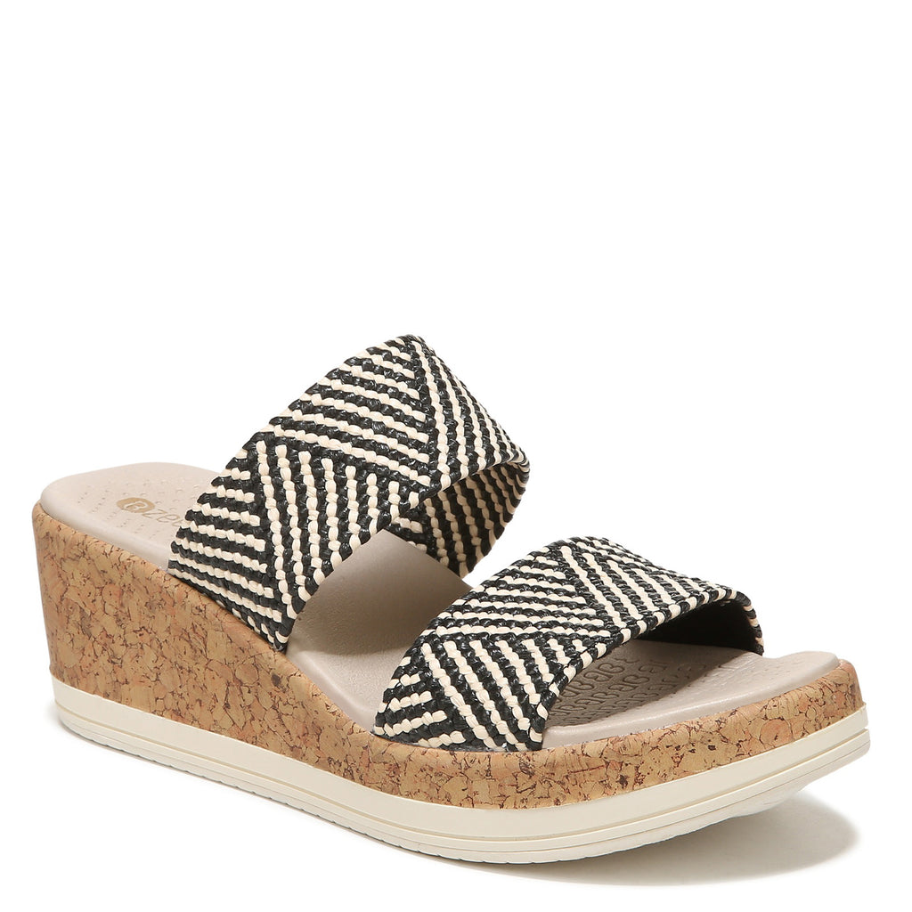Women's Bzees Resort Sandal BLACK NATURAL I4178F1001