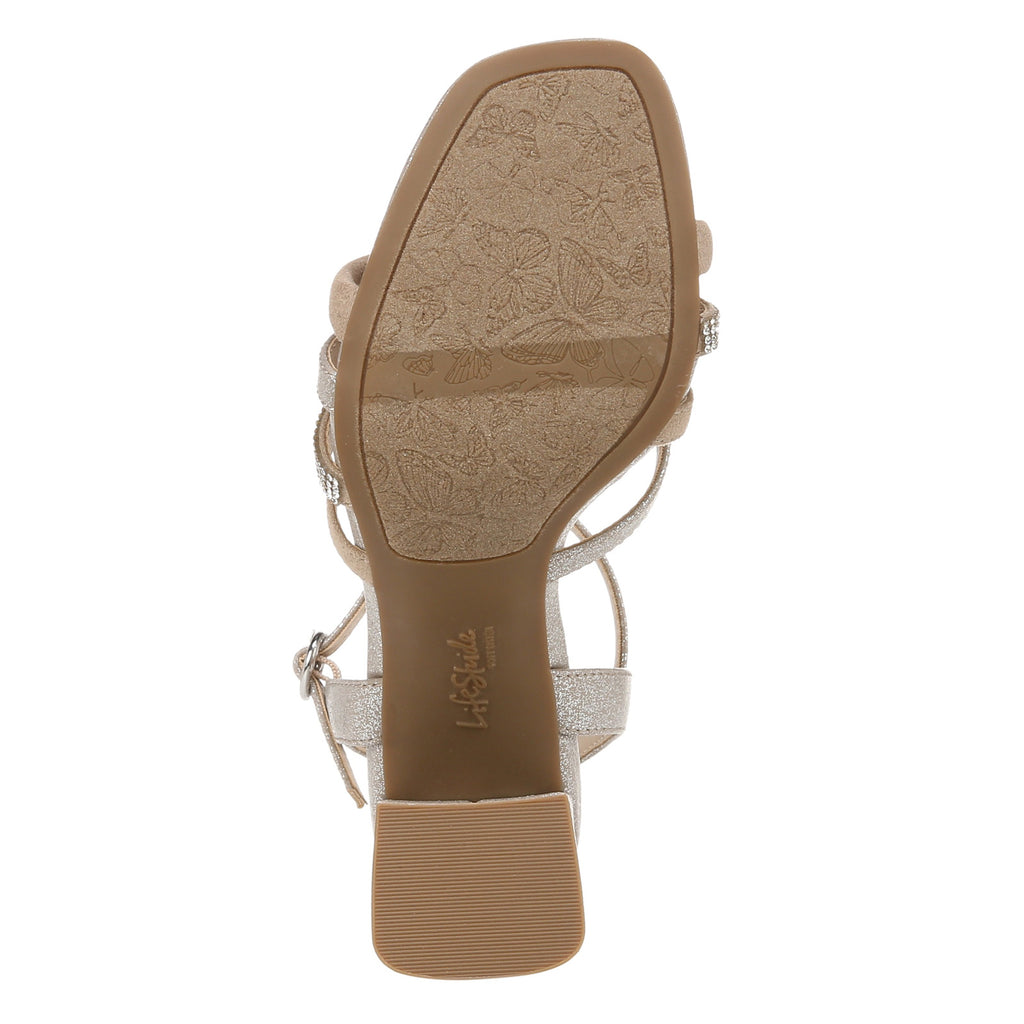 Women's LifeStride Belle Sandal CHAMPAGNE I6599M1250