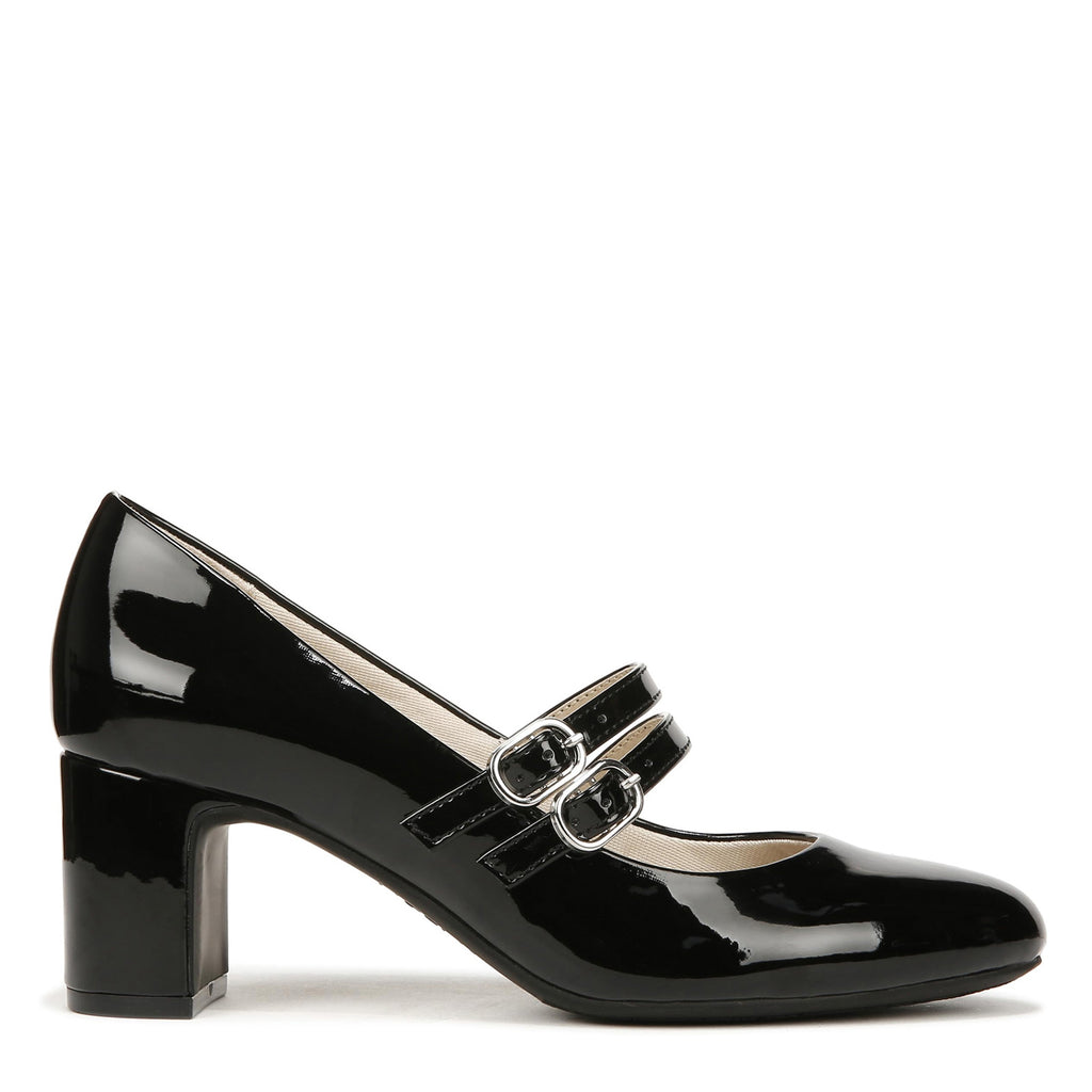 Women's LifeStride True Mary Jane Pump BLACK PATENT I7651S1002