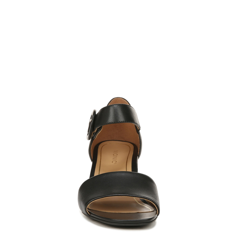 Women's Vionic Chardonnay Sandal BLACK LEATHER I7818L1001
