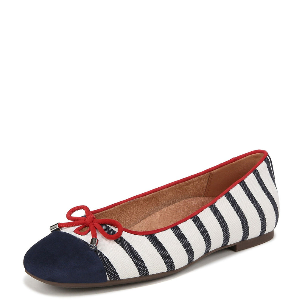 Women's Vionic Klara Flat NAVY STRIPE I8667F1403