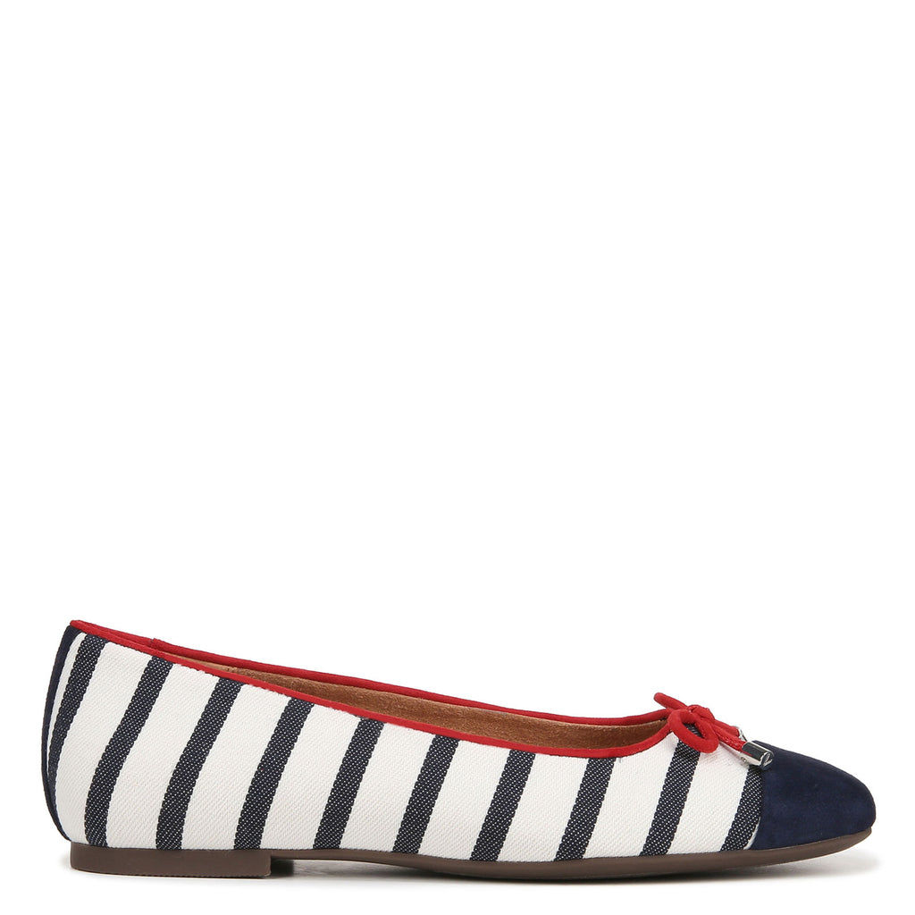 Women's Vionic Klara Flat NAVY STRIPE I8667F1403