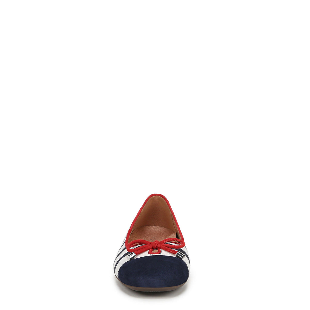 Women's Vionic Klara Flat NAVY STRIPE I8667F1403