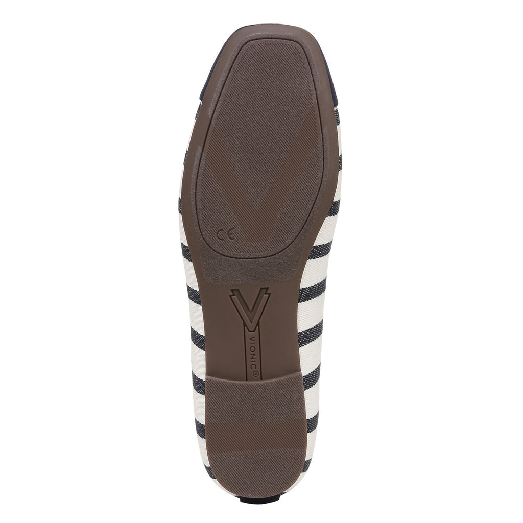 Women's Vionic Klara Flat NAVY STRIPE I8667F1403