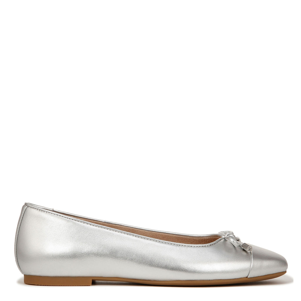 Women's Vionic Klara Flat SILVER METALLIC LEATHER I8667L5021
