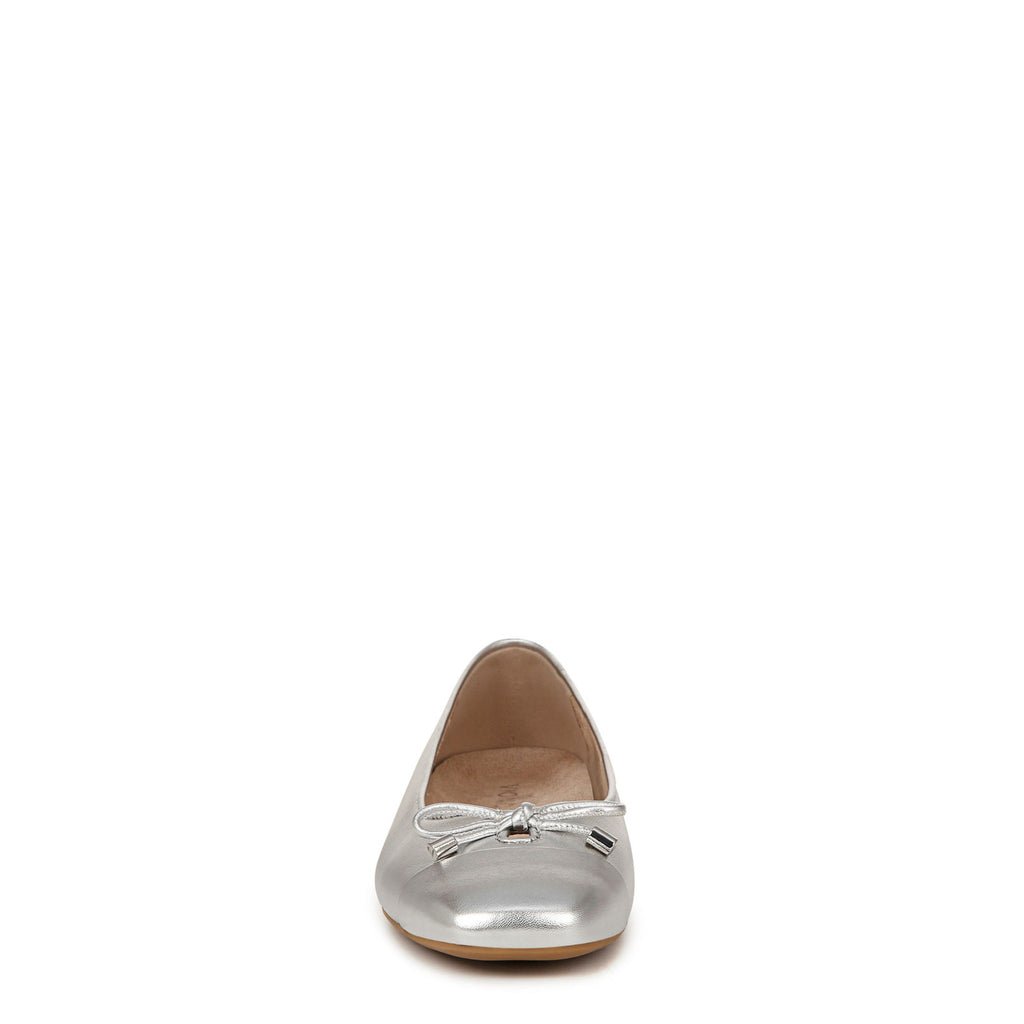Women's Vionic Klara Flat SILVER METALLIC LEATHER I8667L5021