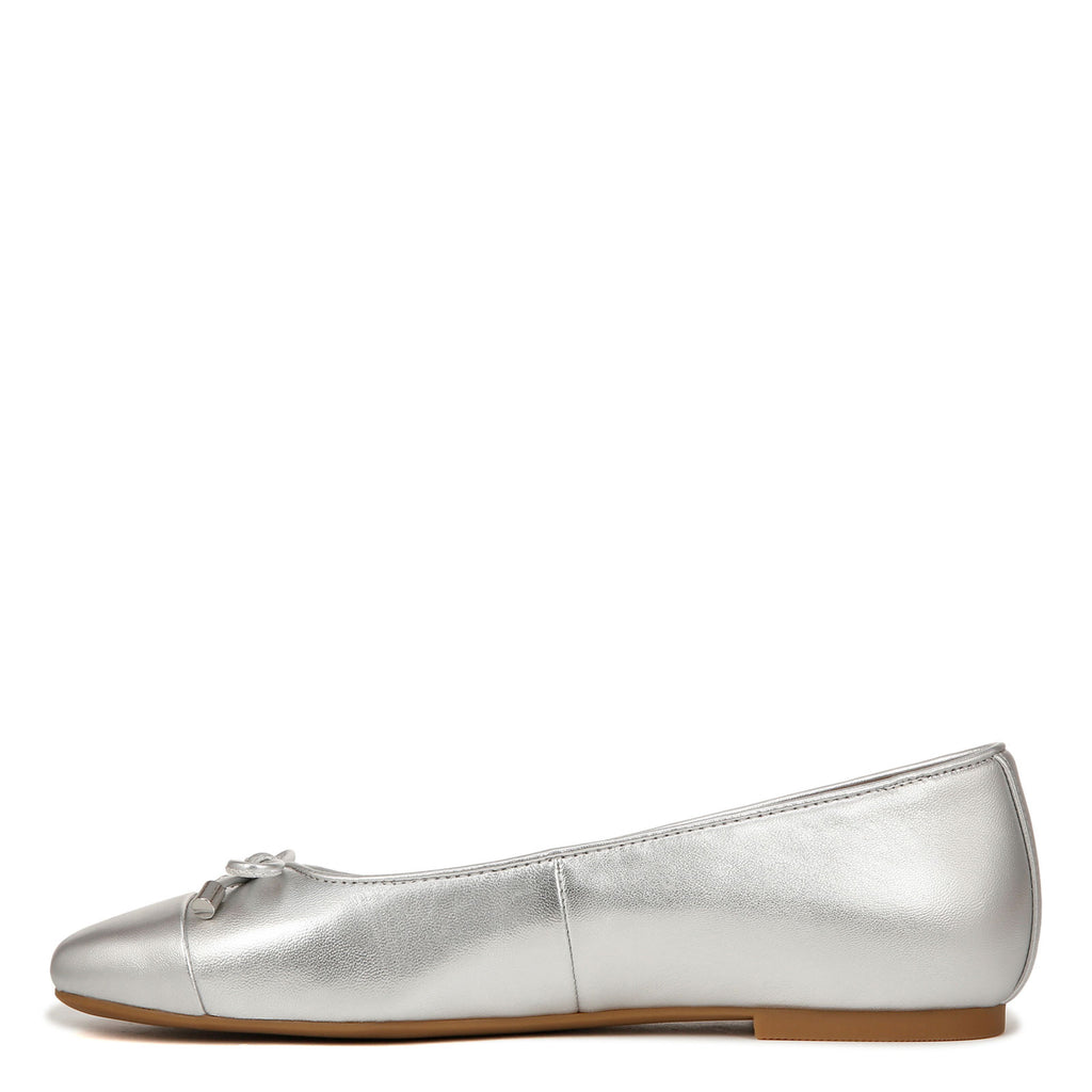 Women's Vionic Klara Flat SILVER METALLIC LEATHER I8667L5021