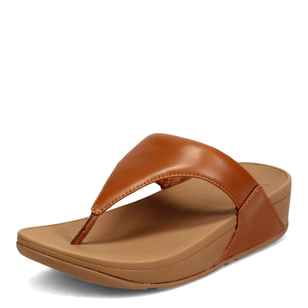 Women's FitFlop Lulu Thong Sandal LIGHT TAN I88-592