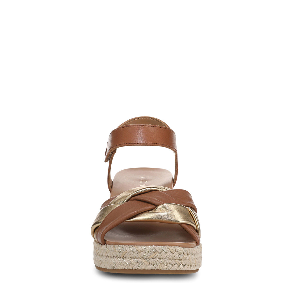Women's Vionic Saratoga Sandal Tan/Gold I9884L5201