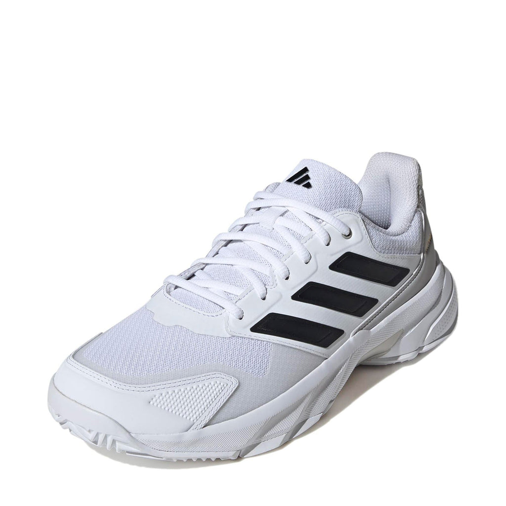 Men's Adidas CourtJam Control 3 Tennis Shoe WHITE / BLACK IF7888