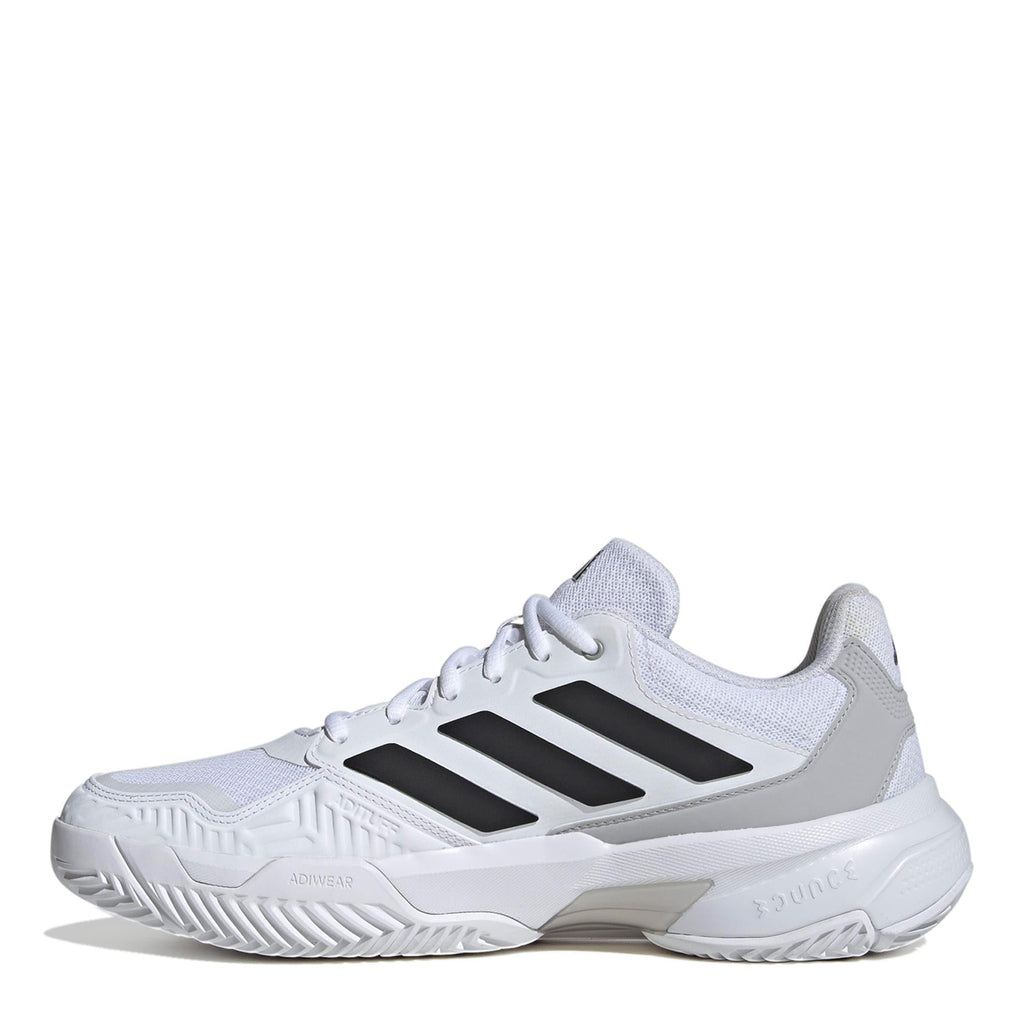 Men's Adidas CourtJam Control 3 Tennis Shoe WHITE / BLACK IF7888