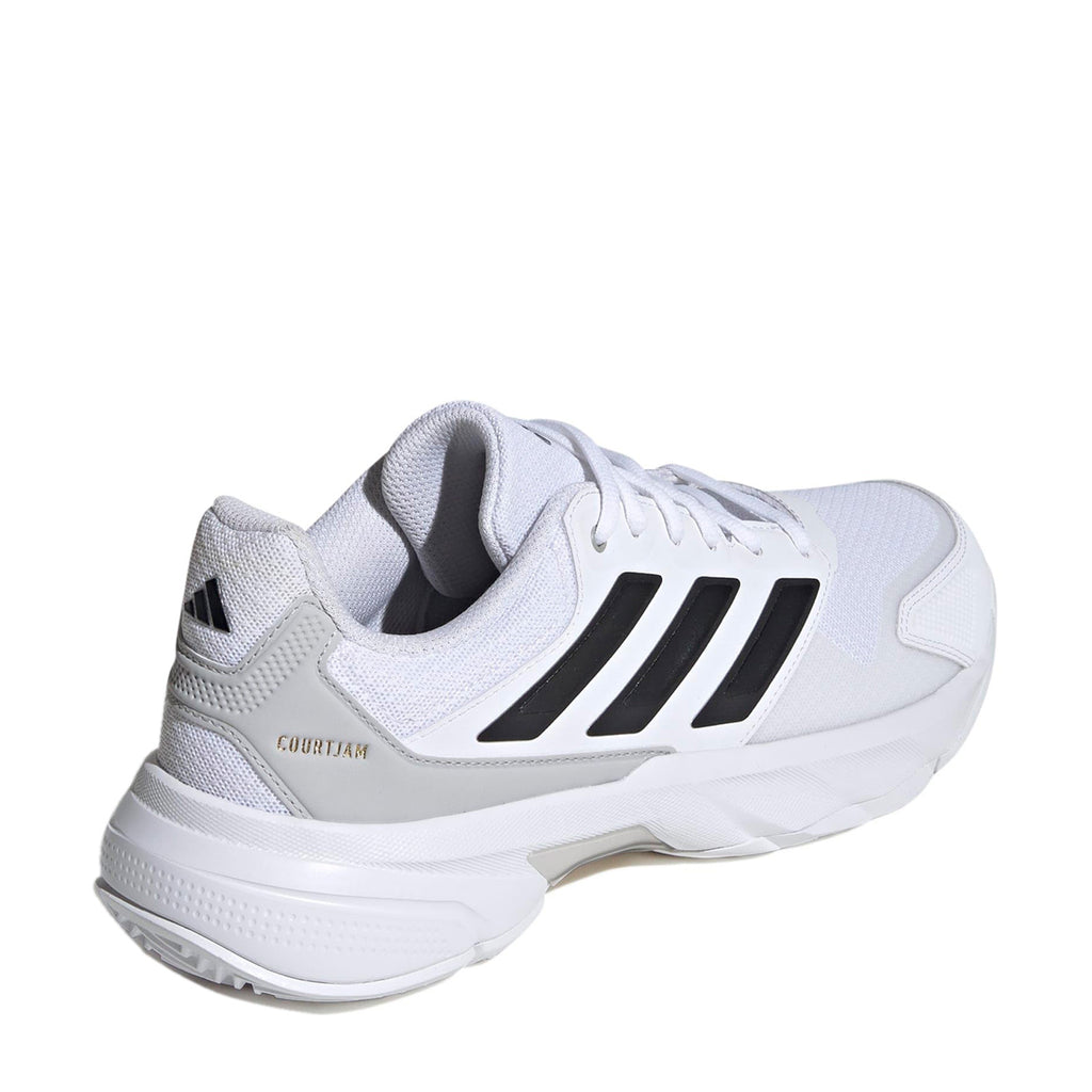 Men's Adidas CourtJam Control 3 Tennis Shoe WHITE / BLACK IF7888
