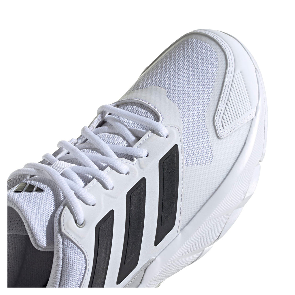 Men's Adidas CourtJam Control 3 Tennis Shoe WHITE / BLACK IF7888