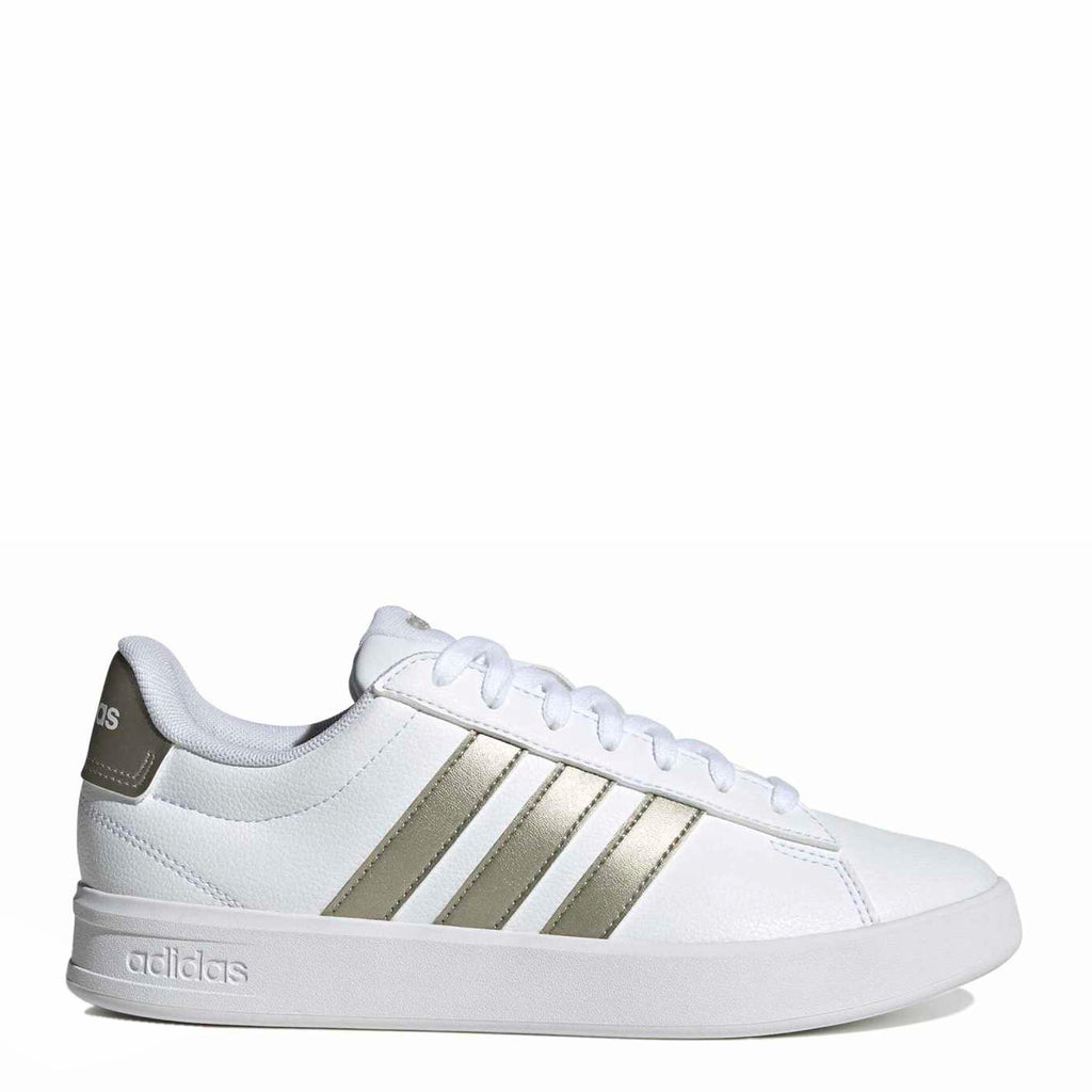 Women's Adidas Grand Court 3.0 Sneaker WHITE GOLD IH1488
