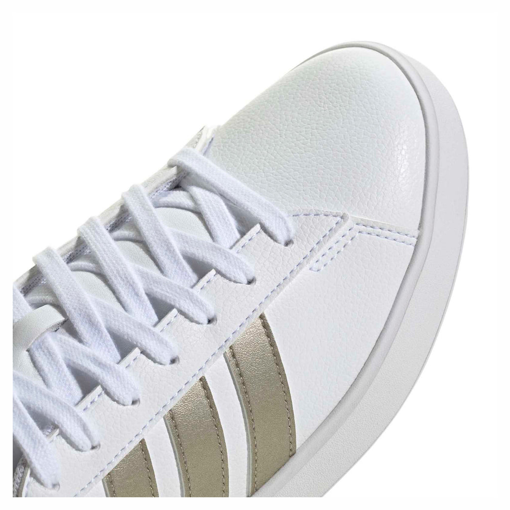 Women's Adidas Grand Court 3.0 Sneaker WHITE GOLD IH1488