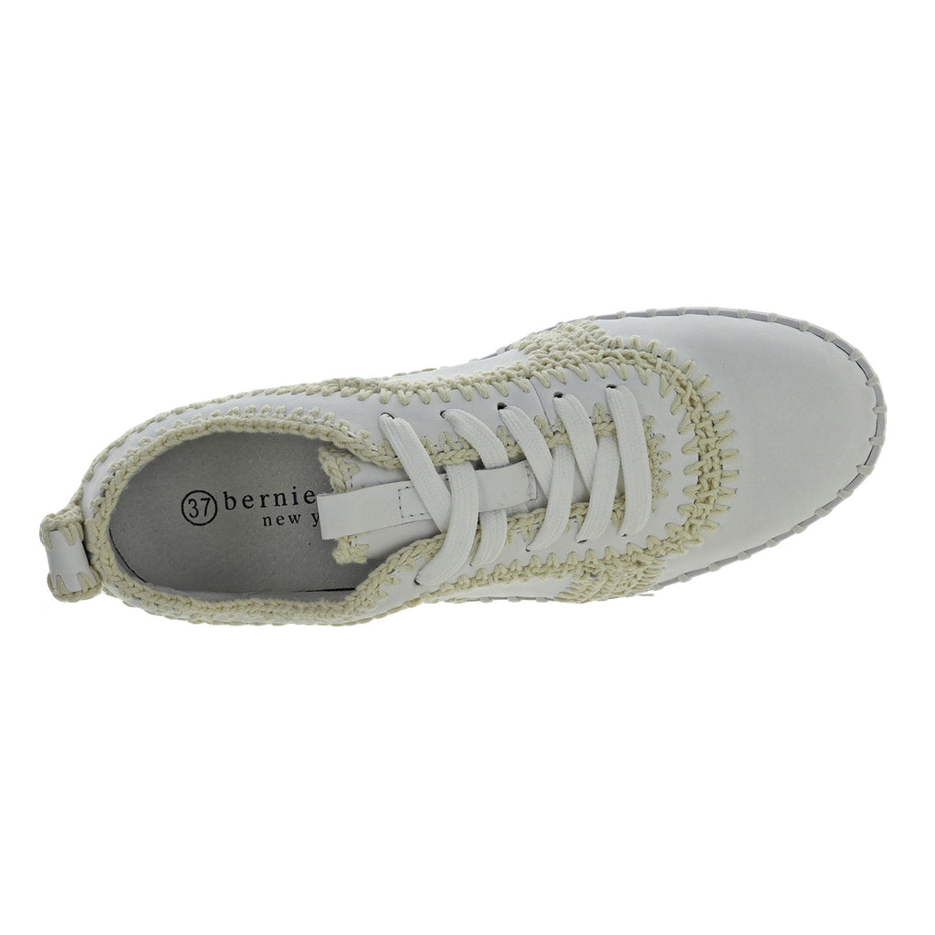 Women's Bernie Mev Ivy Sneaker WHITE IVY-WHITE
