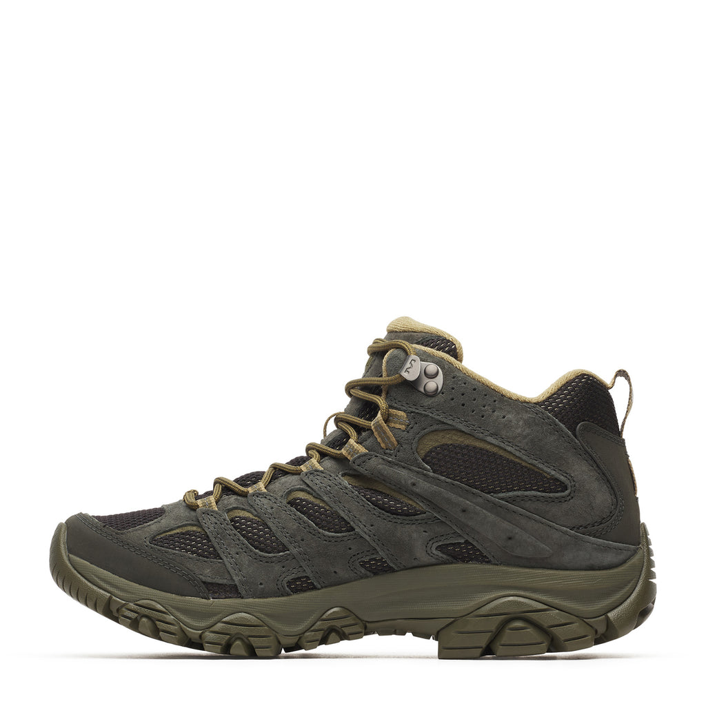 Men's Merrell Moab 3 Mid Waterproof Hiking Boot BLACK BELUGA J00003598