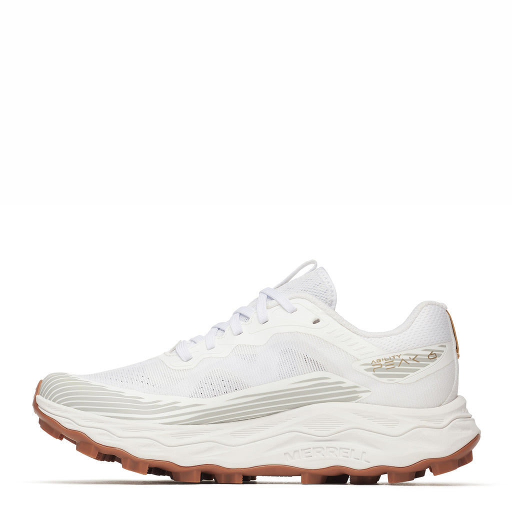 Women's Merrell Agility Peak 6 Hiking Shoe WHITE / GUM J00005074