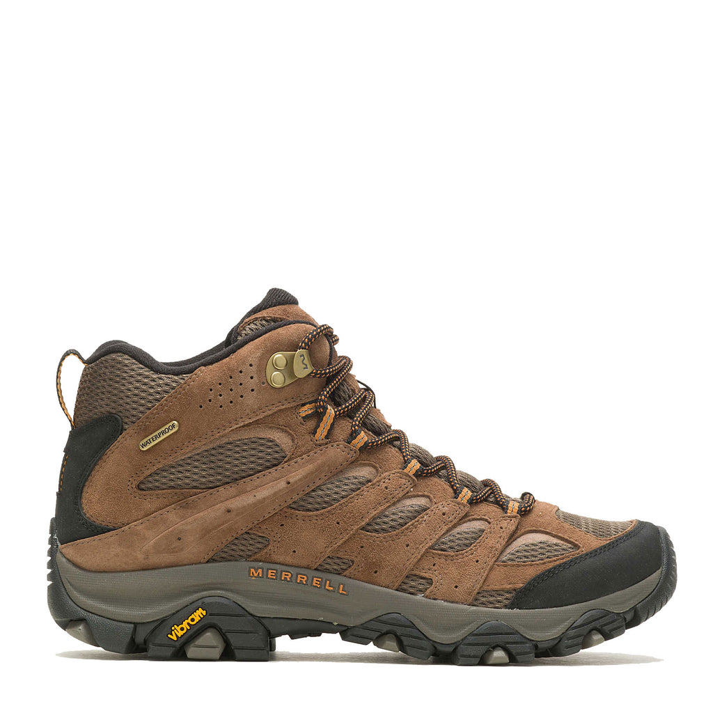 Men's Merrell Moab 3 Mid Waterproof Hiking Boot EARTH J035839Z