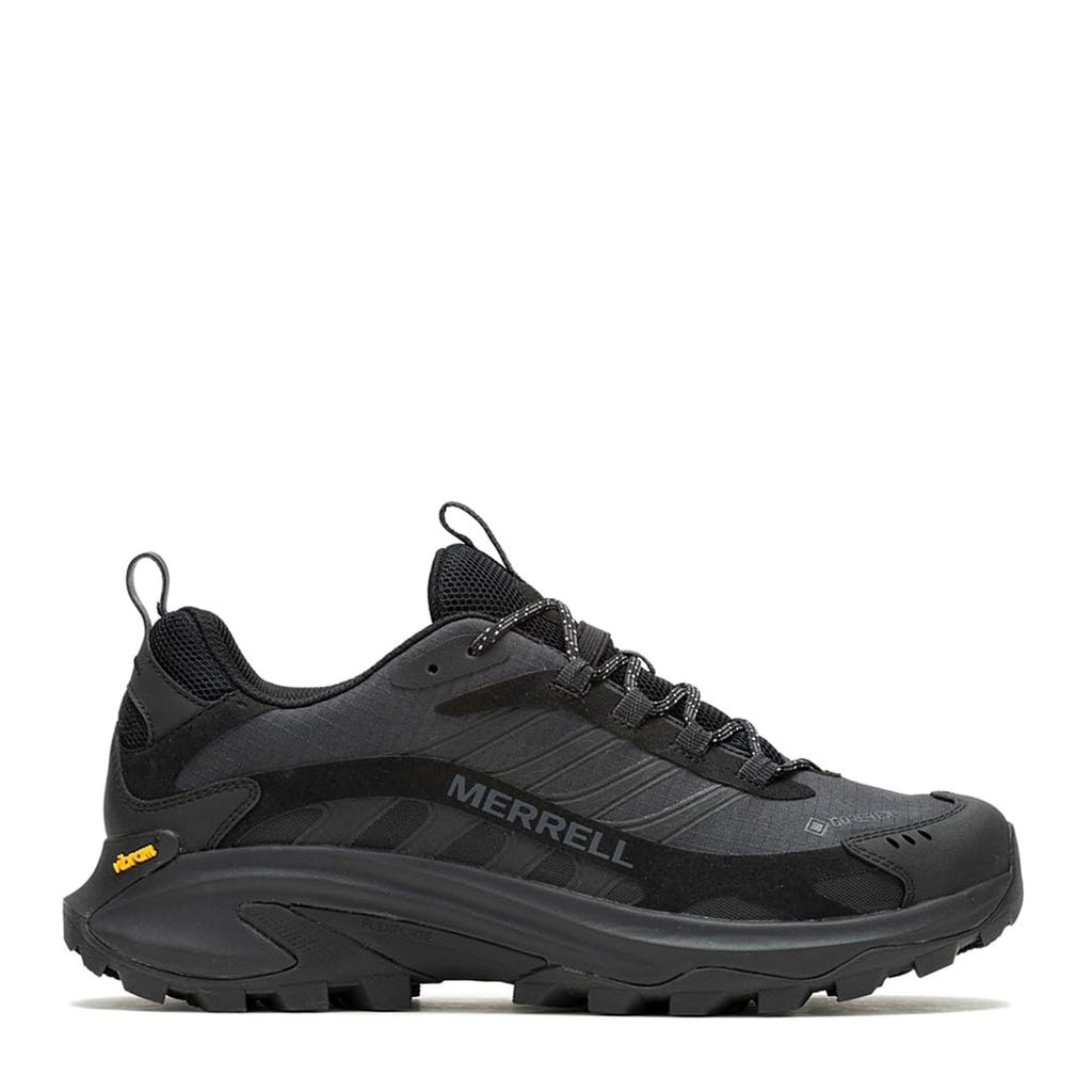 Men's Merrell Moab Speed 2 GTX Hiking Shoe - Wide Width BLACK J037513W