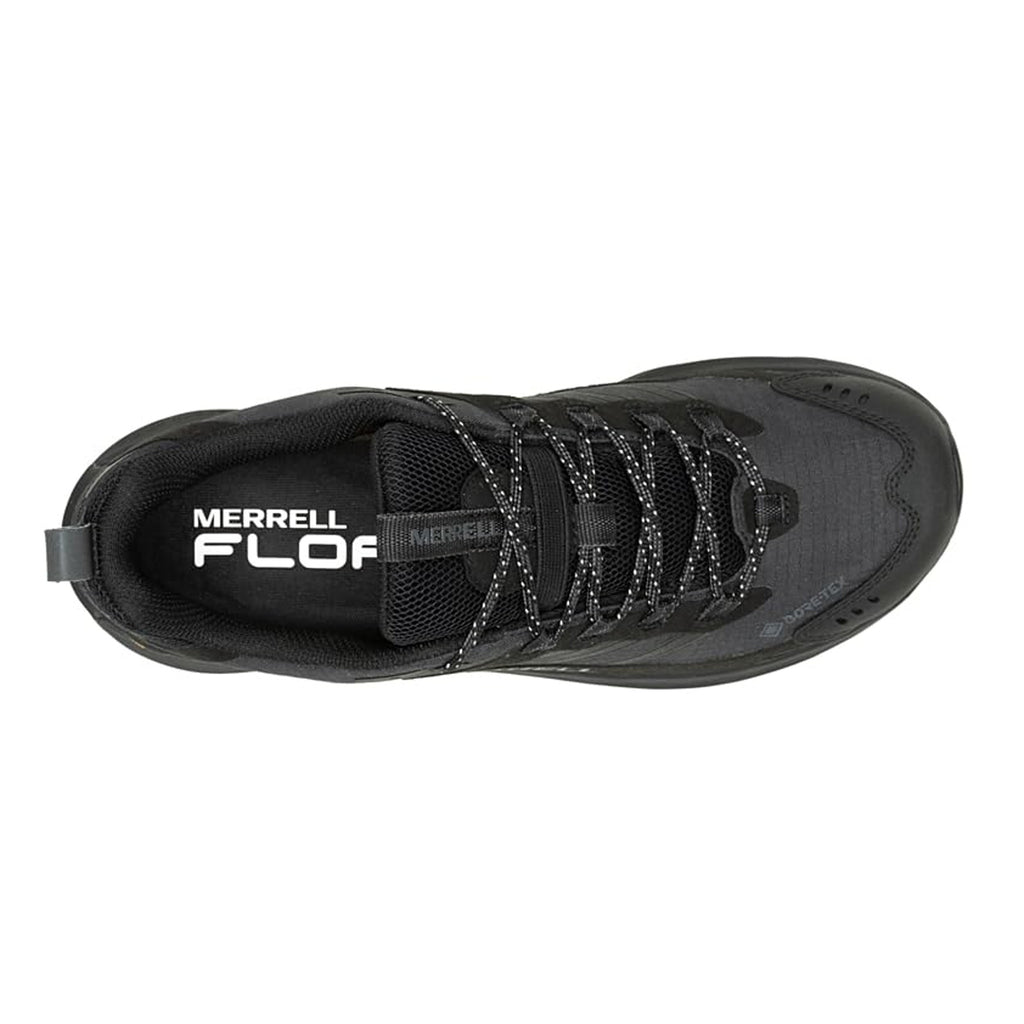 Men's Merrell Moab Speed 2 GTX Hiking Shoe - Wide Width BLACK J037513W