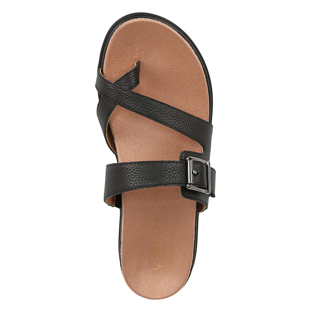 Women's Vionic Carmela Toe Post Sandal BLACK J0829L1001