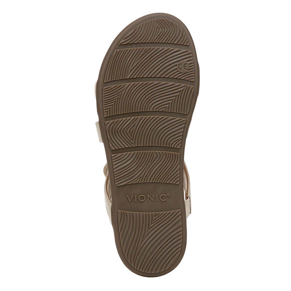 Women's Vionic Cypress Sandal PARCHMENT BEIGE LEATHER J0830L1250