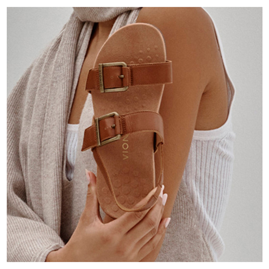 Women's Vionic Reese Sandal TAN LEATHER J2154L3200
