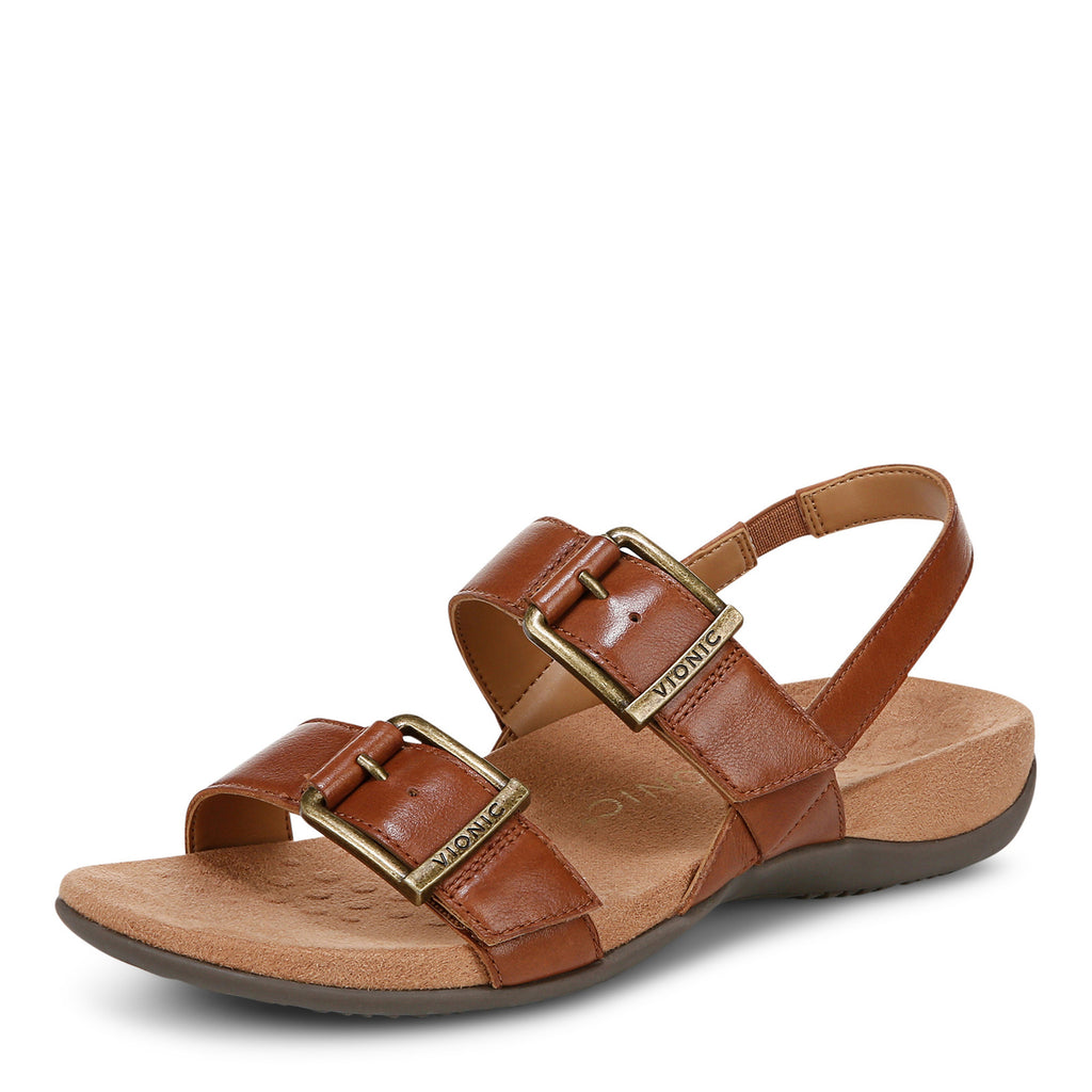 Women's Vionic Reese Sandal TAN LEATHER J2154L3200