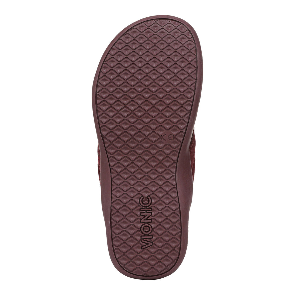 Women's Vionic Shore Thong Sandal CHERRY JUBILEE J3195L3601