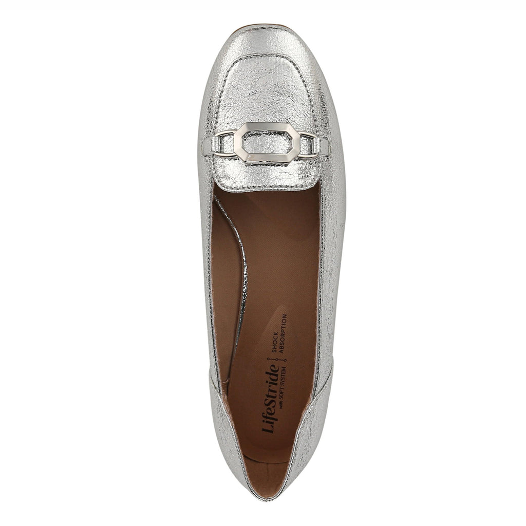 Women's LifeStride Celine Flat SILVER J3792S1020