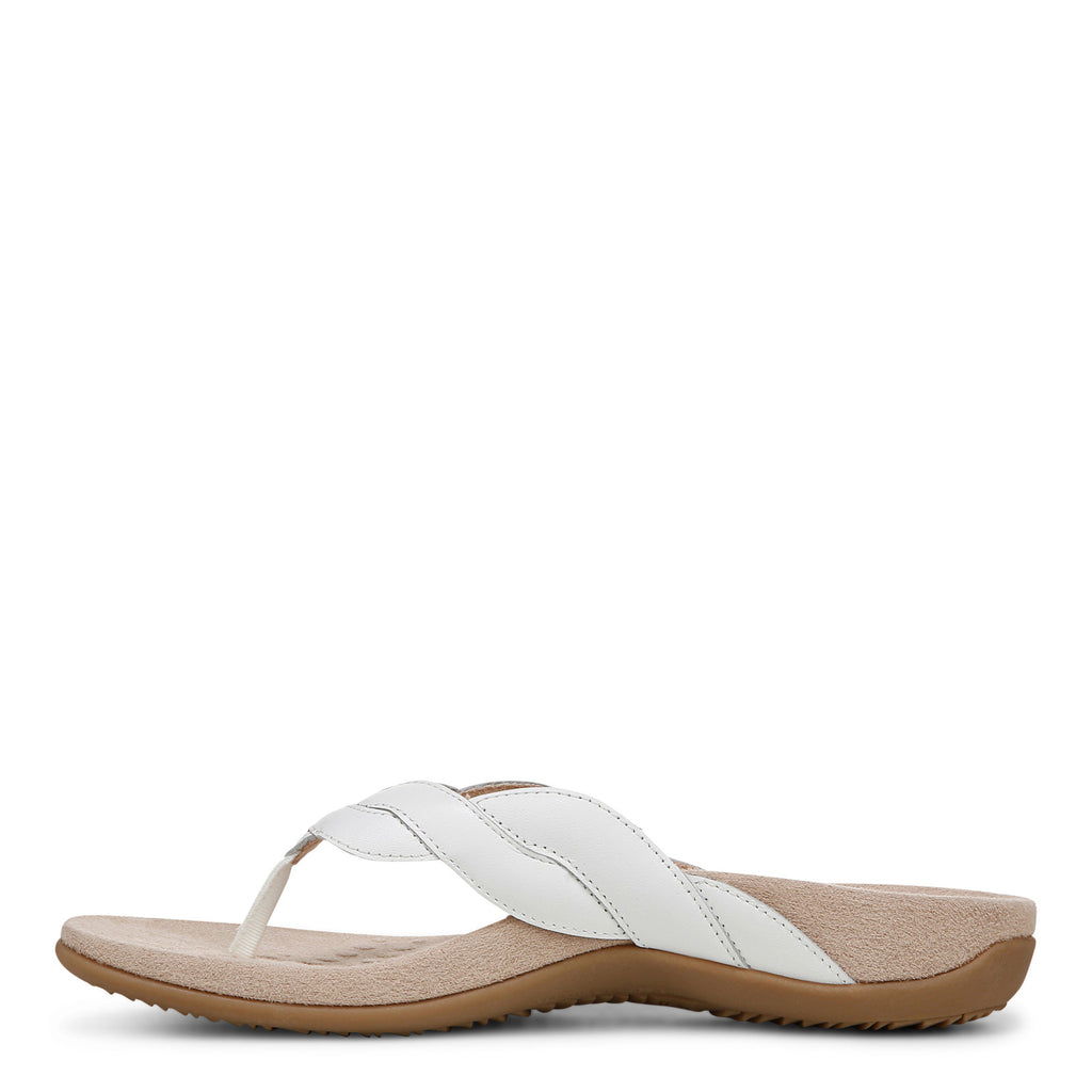 Women's Vionic Bella Braid Sandal WHITE J4526L1100
