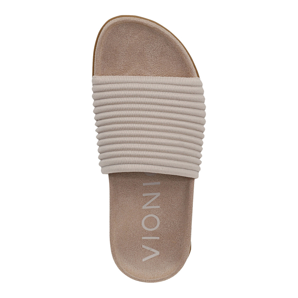 Women's Vionic Evie Slide Sandal CREAM J5081F1100
