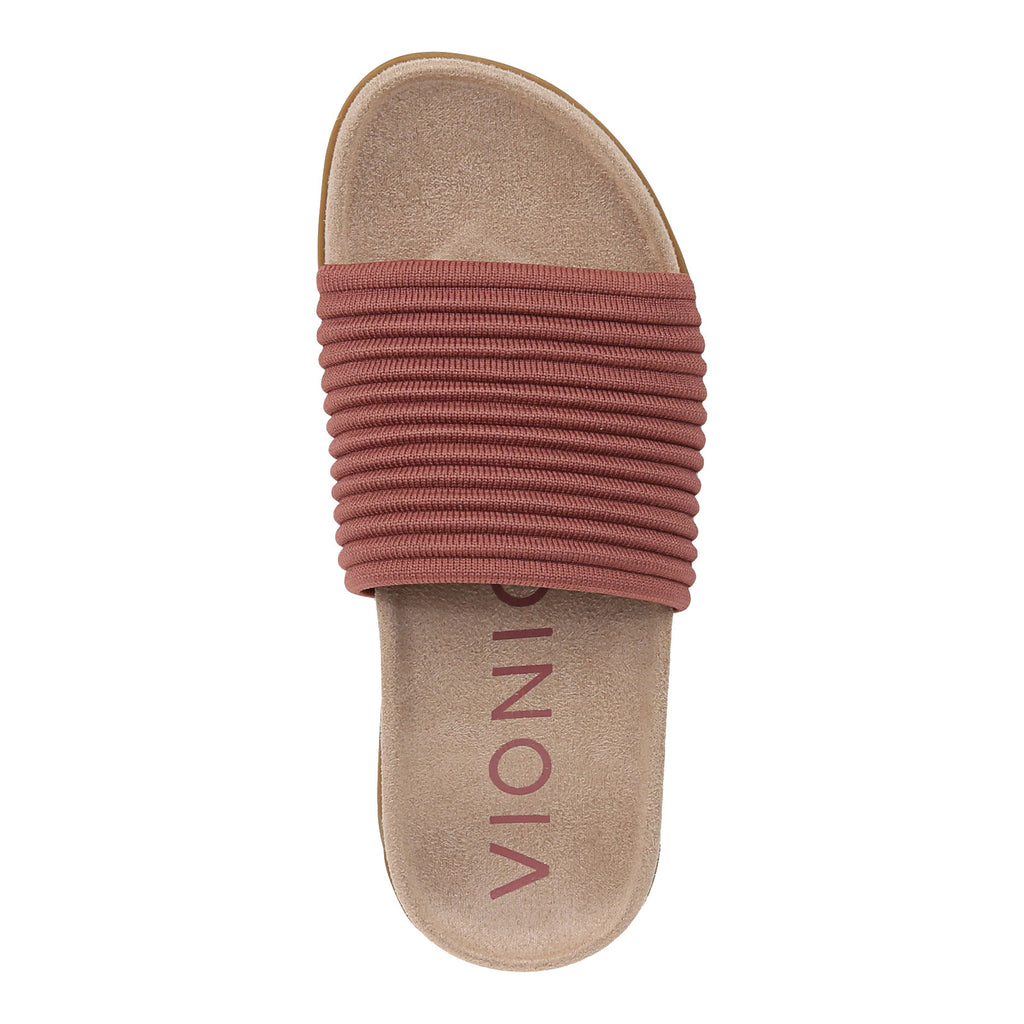 Women's Vionic Evie Slide Sandal WETHERED ROSE J5081F1651