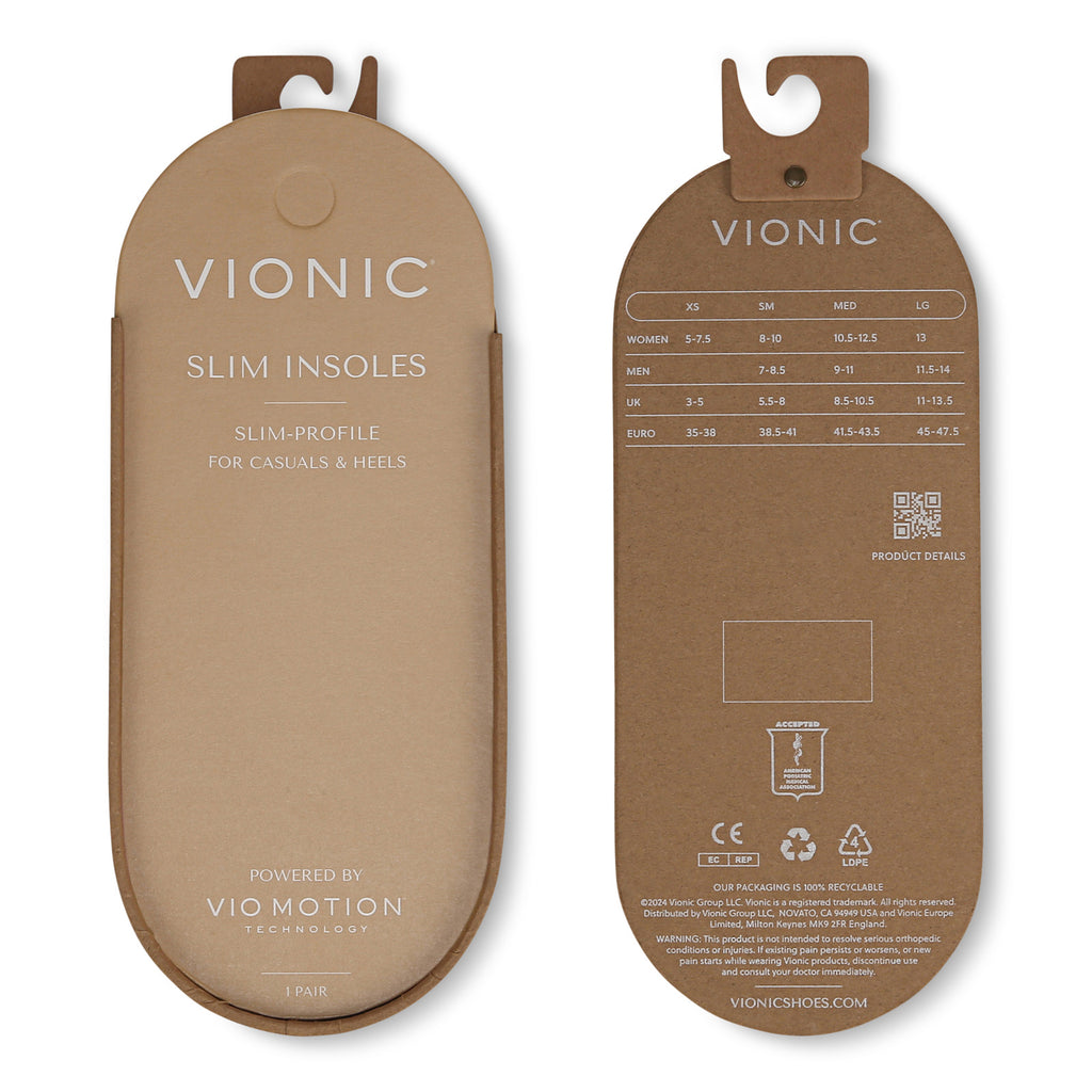 Women's Vionic Slim Fit Insole BEIGE J5315M1900
