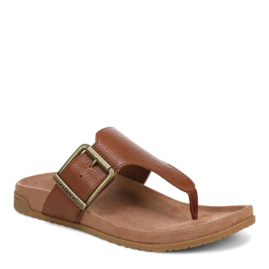 Women's Vionic Emma Thong Sandal TAN J5383L1200