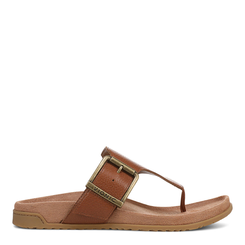 Women's Vionic Emma Thong Sandal TAN J5383L1200
