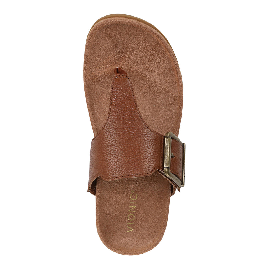 Women's Vionic Emma Thong Sandal TAN J5383L1200