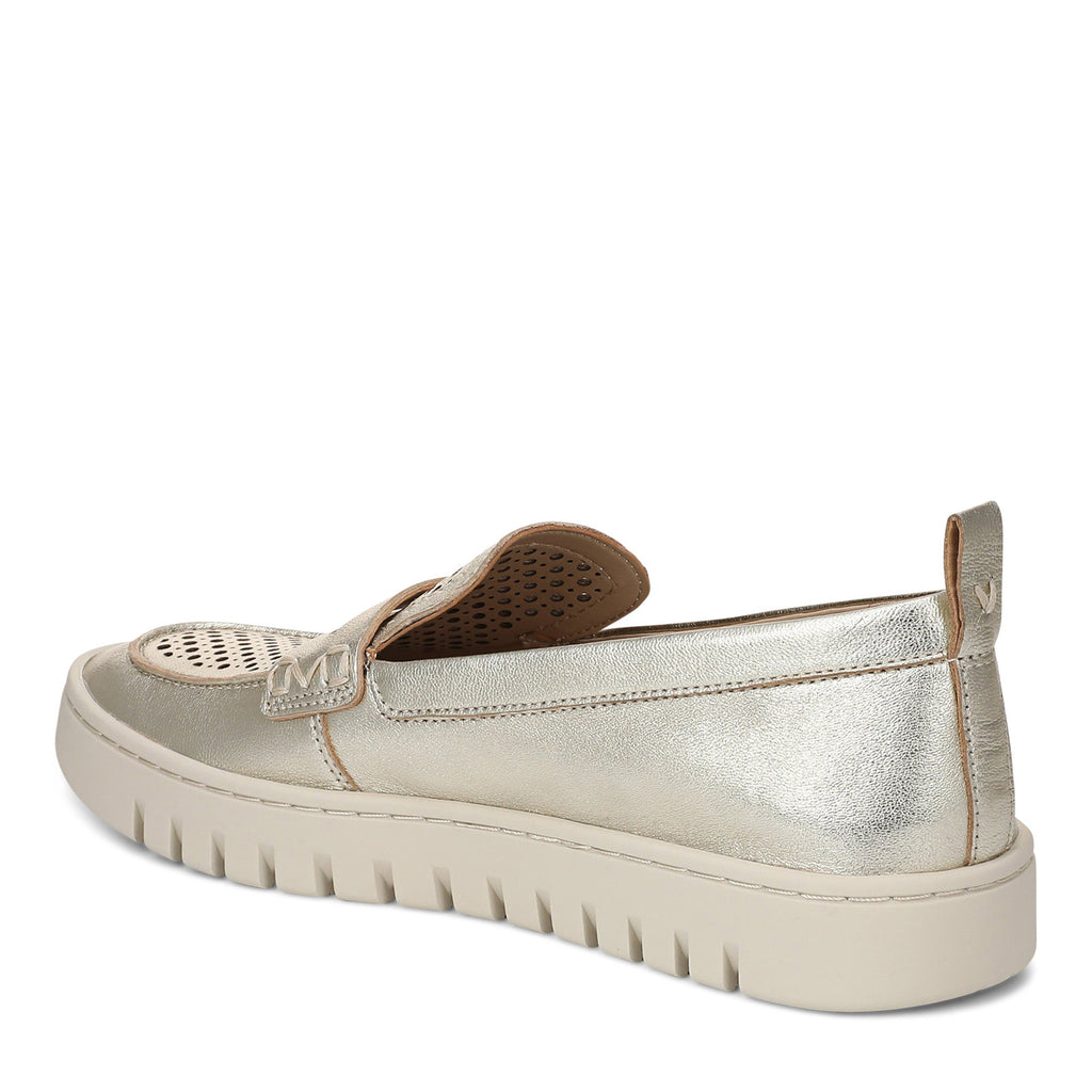 Women's Vionic Uptown Perf Loafer GOLD LEATHER J7559L2700