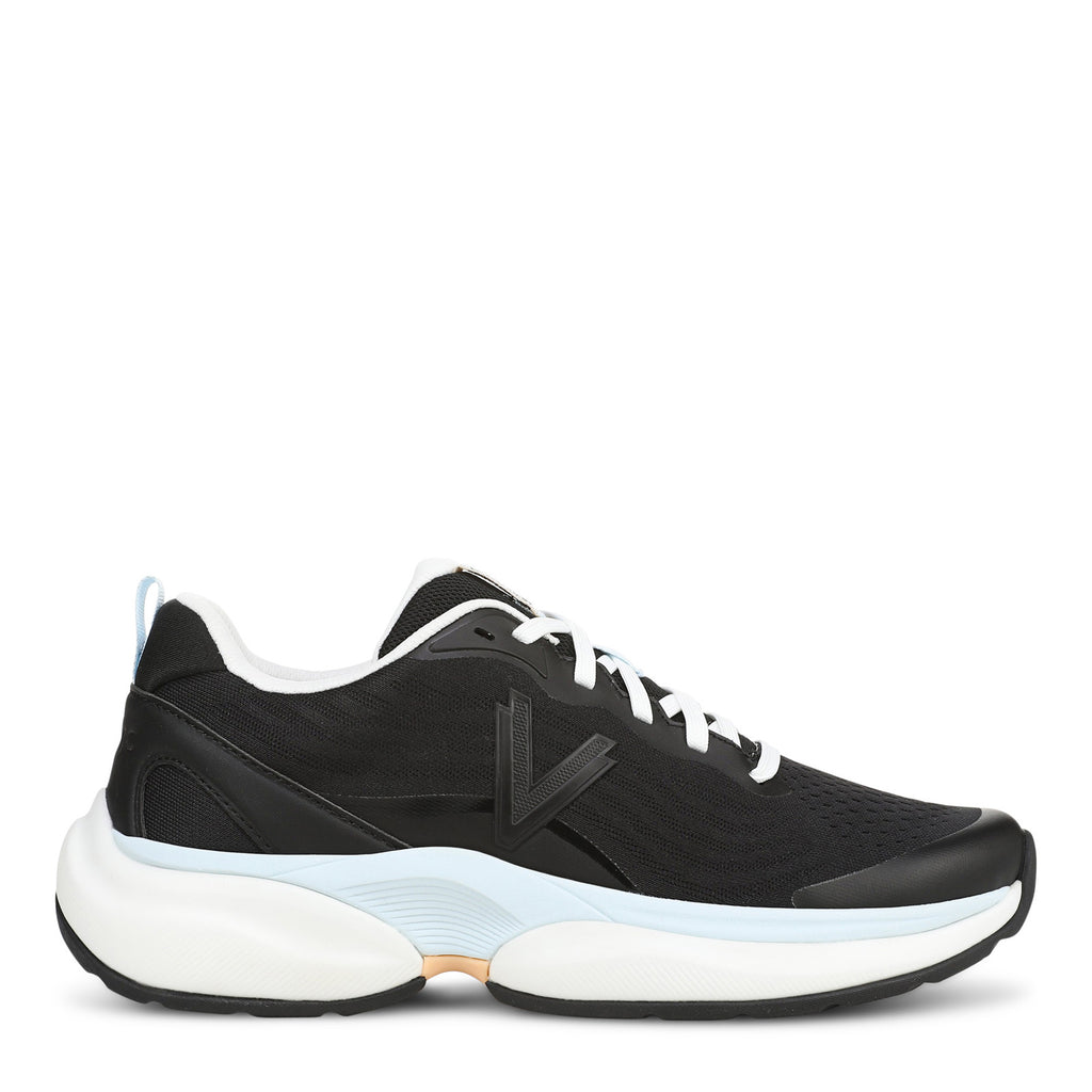 Women's Vionic Walk Quest Walking Shoe BLACK  WHITE J7702F1001