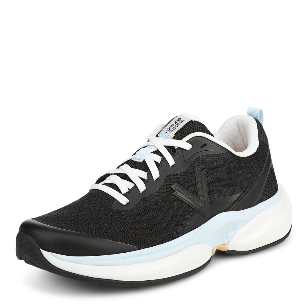 Women's Vionic Walk Quest Walking Shoe BLACK  WHITE J7702F1001